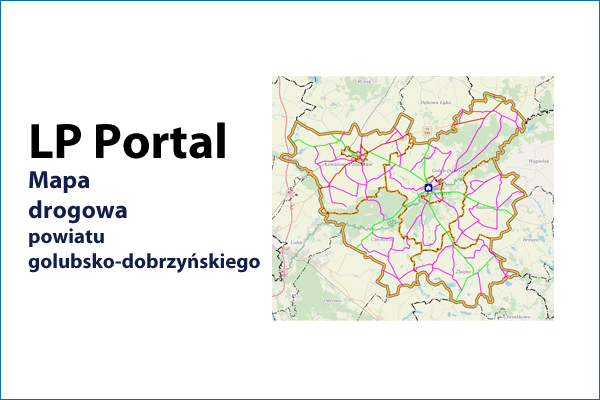 Mapa drogowa powiatu golubsko-dobrzyńskiego