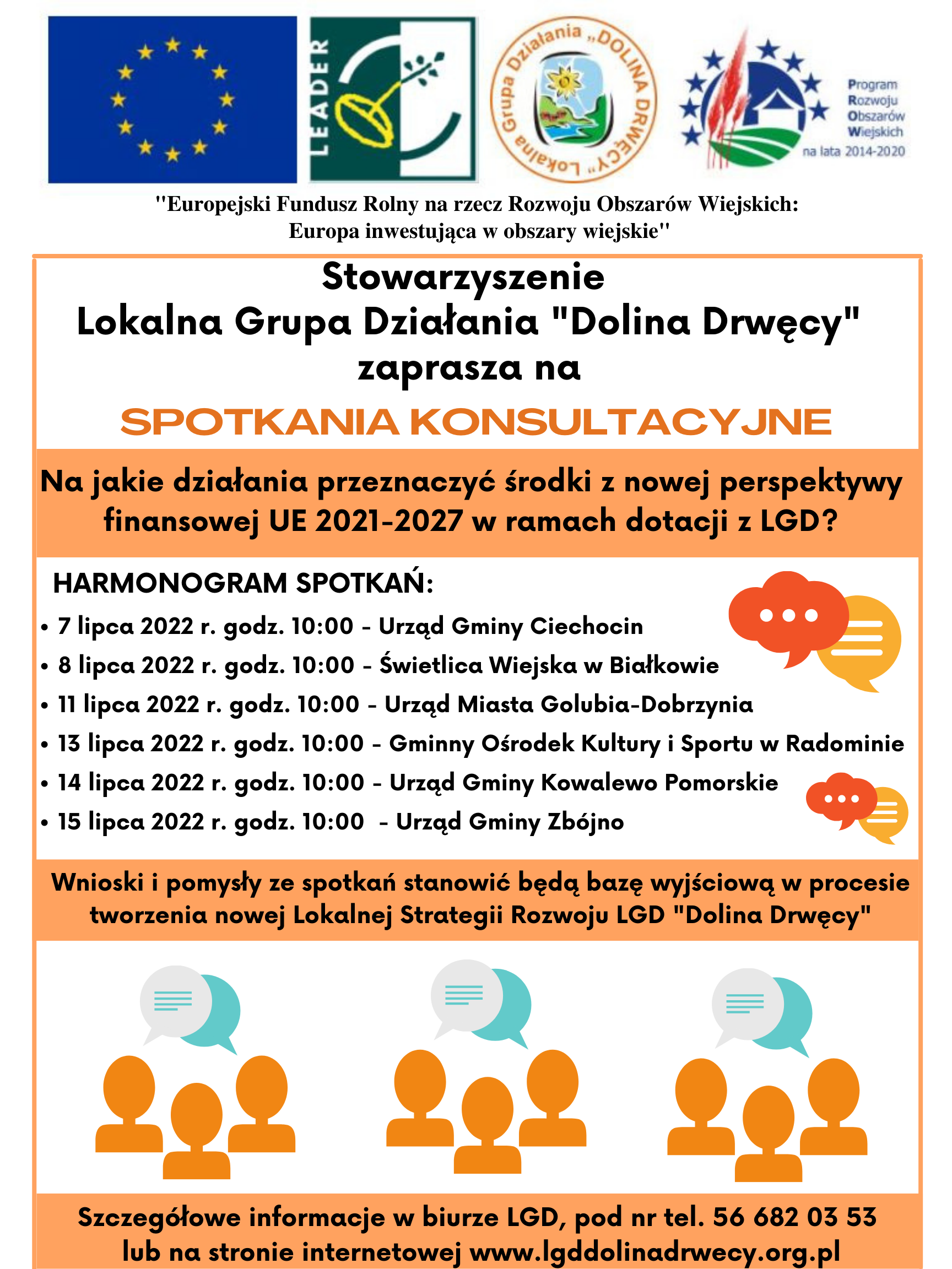 konsultacje przygotowujące do stworzenia LSR na lata 2023-2027