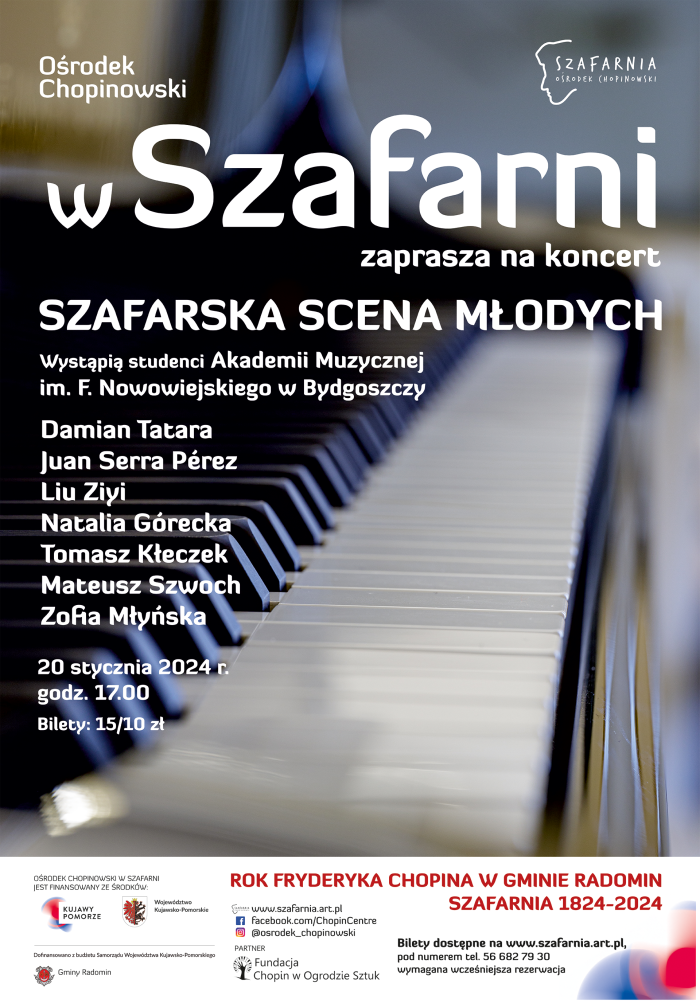 plakat sZAFARSKA sCENA mŁODYCH