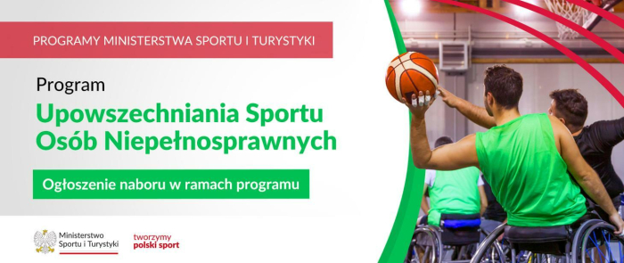 Program upowszechniania sportu osób z niepełnosparawnościami w 2024