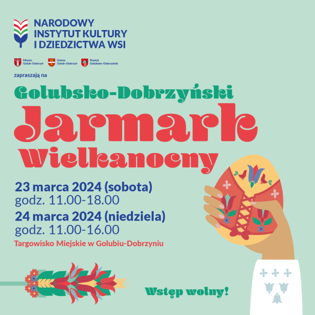 1080x1080_NIKiDGolubsko-Dobrzyński Jarmark_wielkanocny