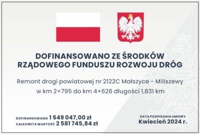 tablica informacyjna Małszyce-Miliszewy