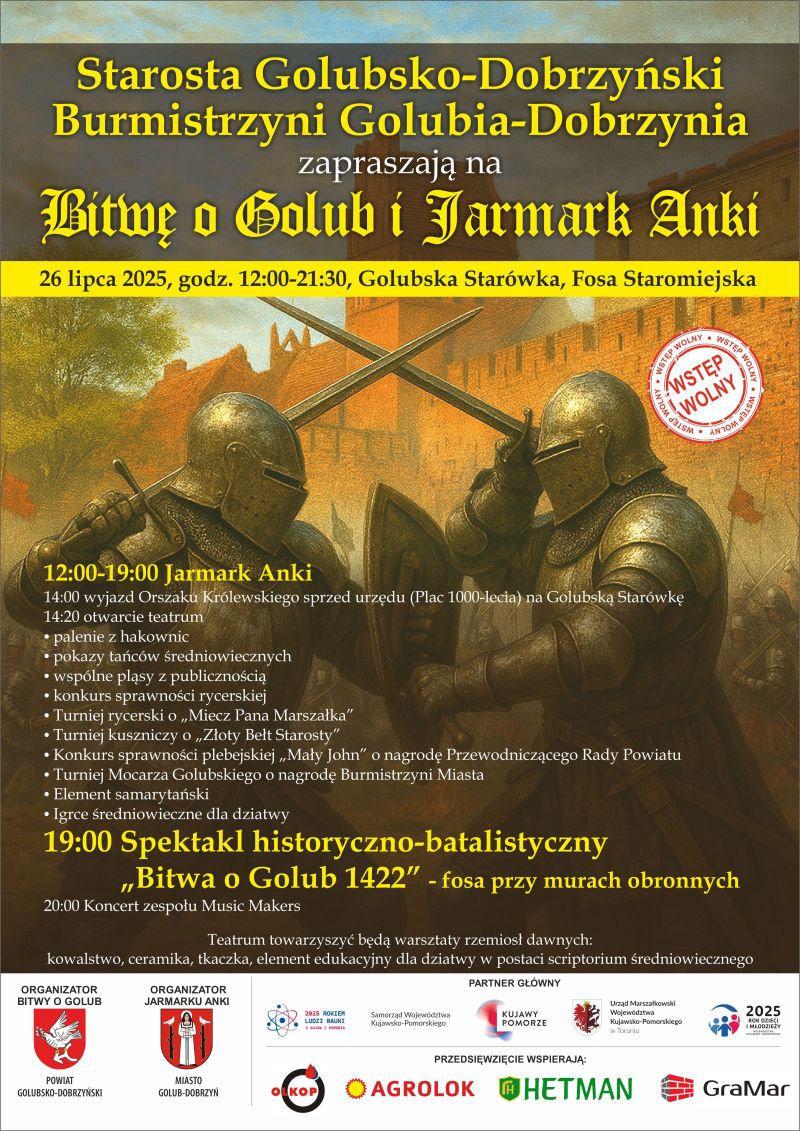 Bitwa o Golub plakat
