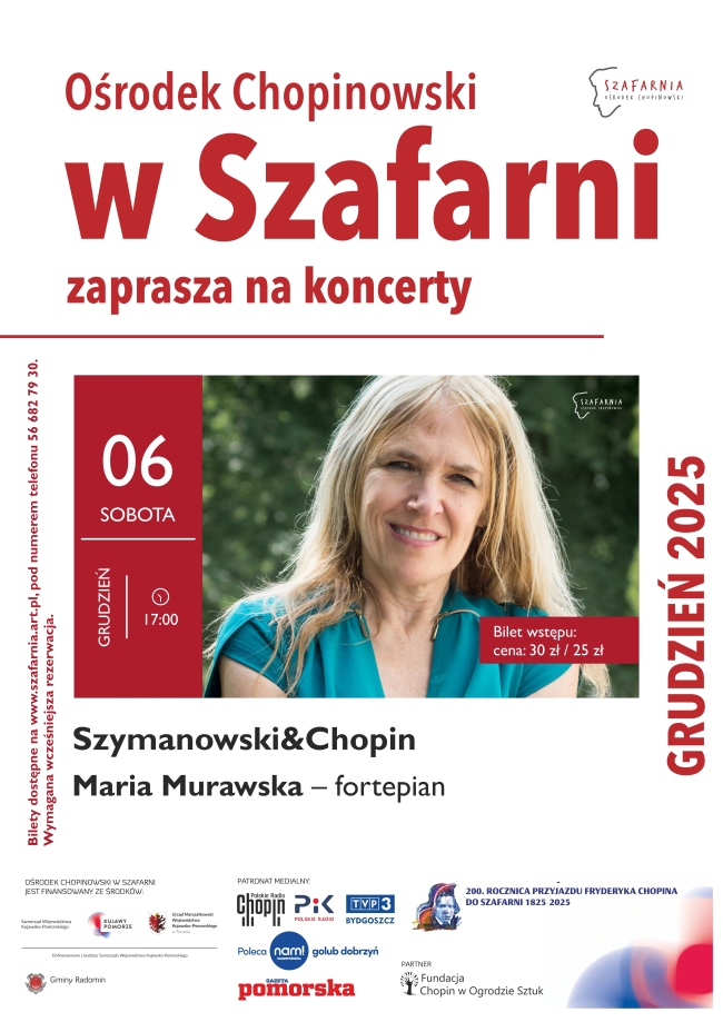 Plakat Maria Murawska 6.12.2025