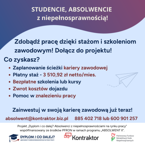 Dyplom i co dalej - rekrutacja