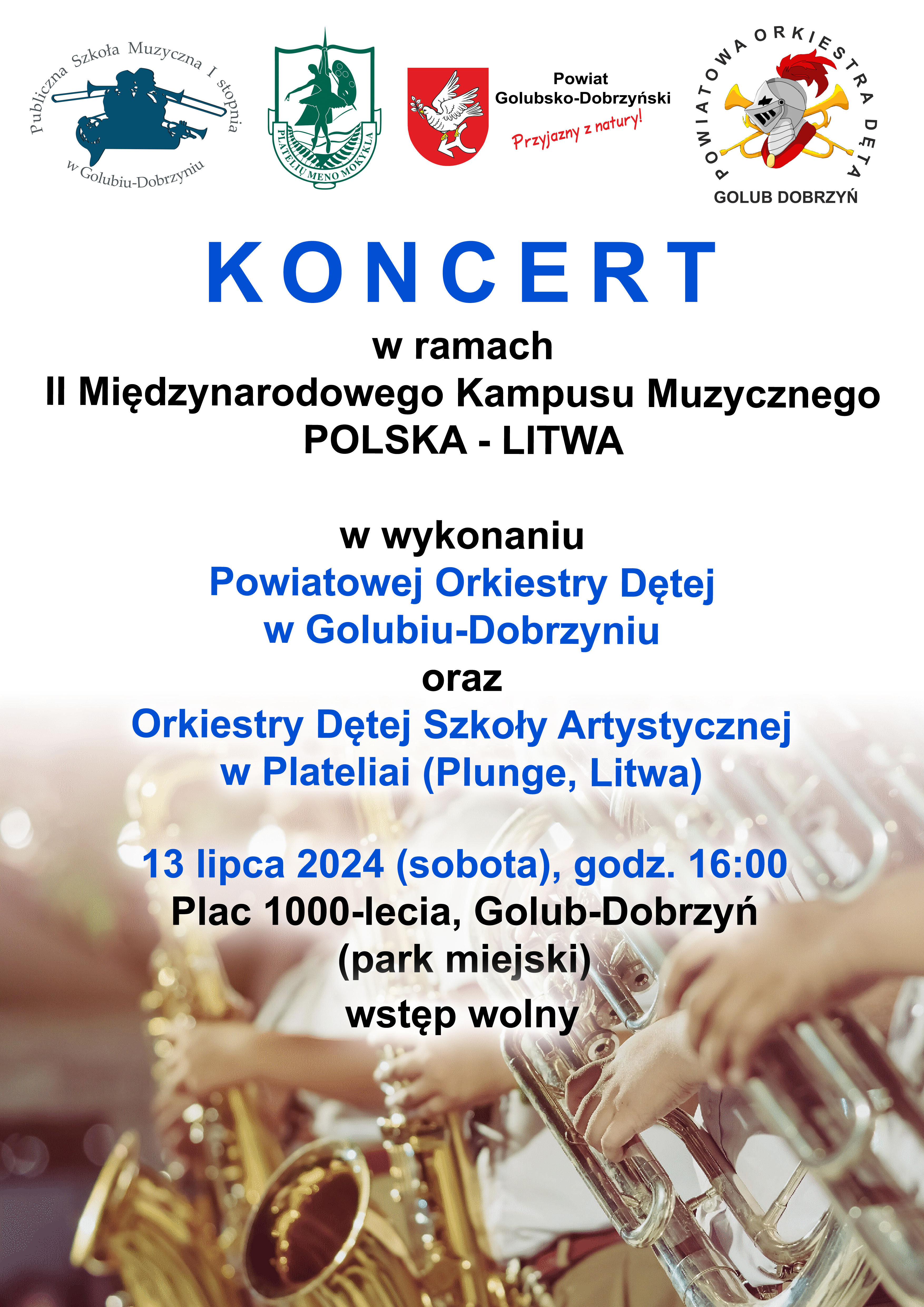 Koncert w ramach II Międzynarodowego Kampusu Muzycznego POLSKA-LITWA