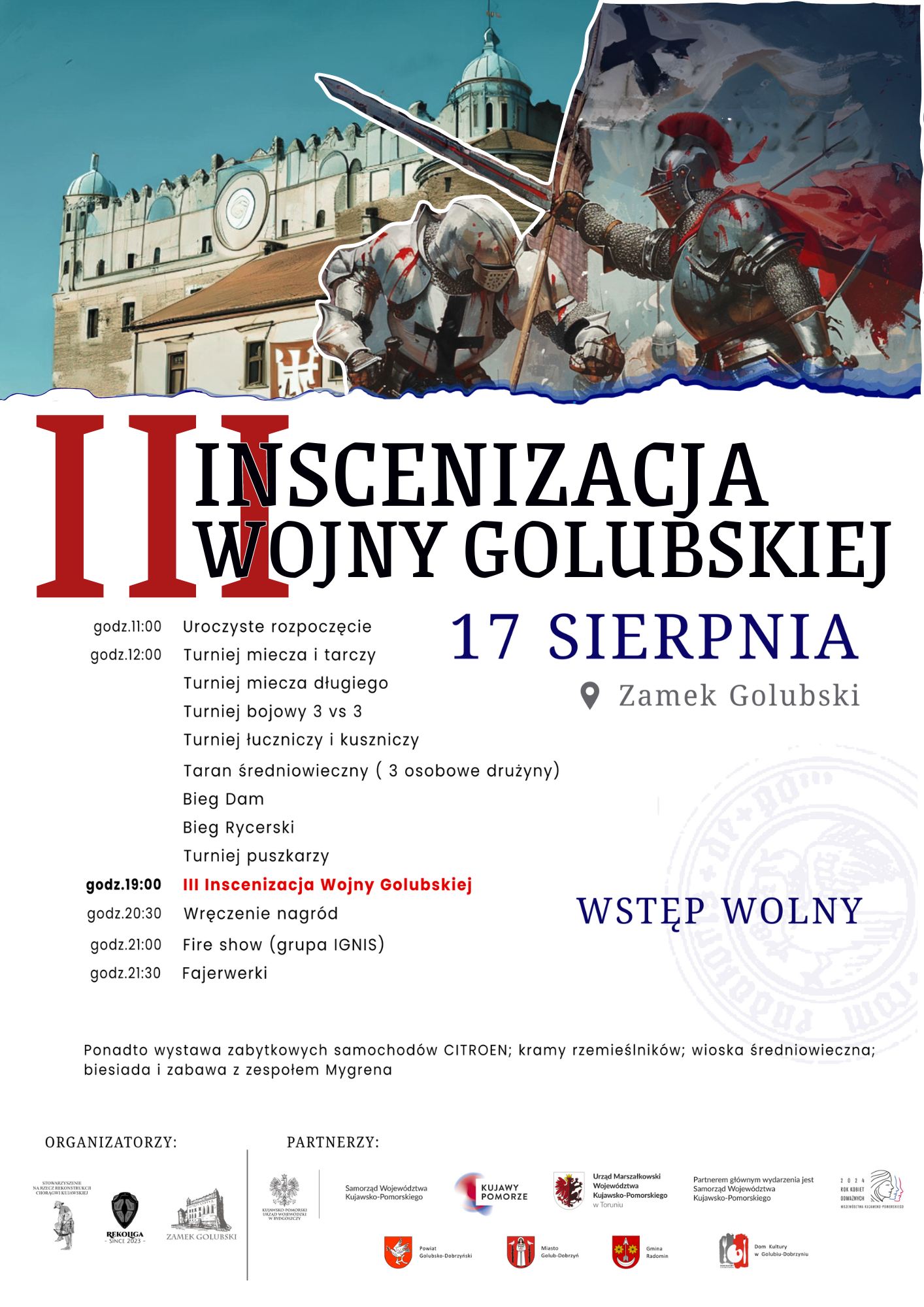 III inscenizacja Wojny Golubskiej