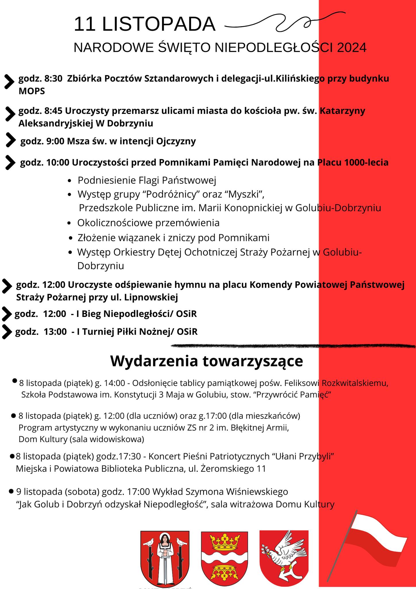 Narodowe Święto Niepodległości w Golubiu-Dobrzyniu