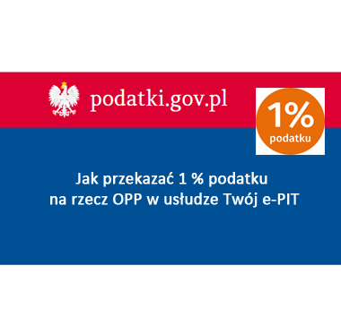 Jak przekazać 1 % podatku na rzecz OPP w usłudze Twój e-PIT