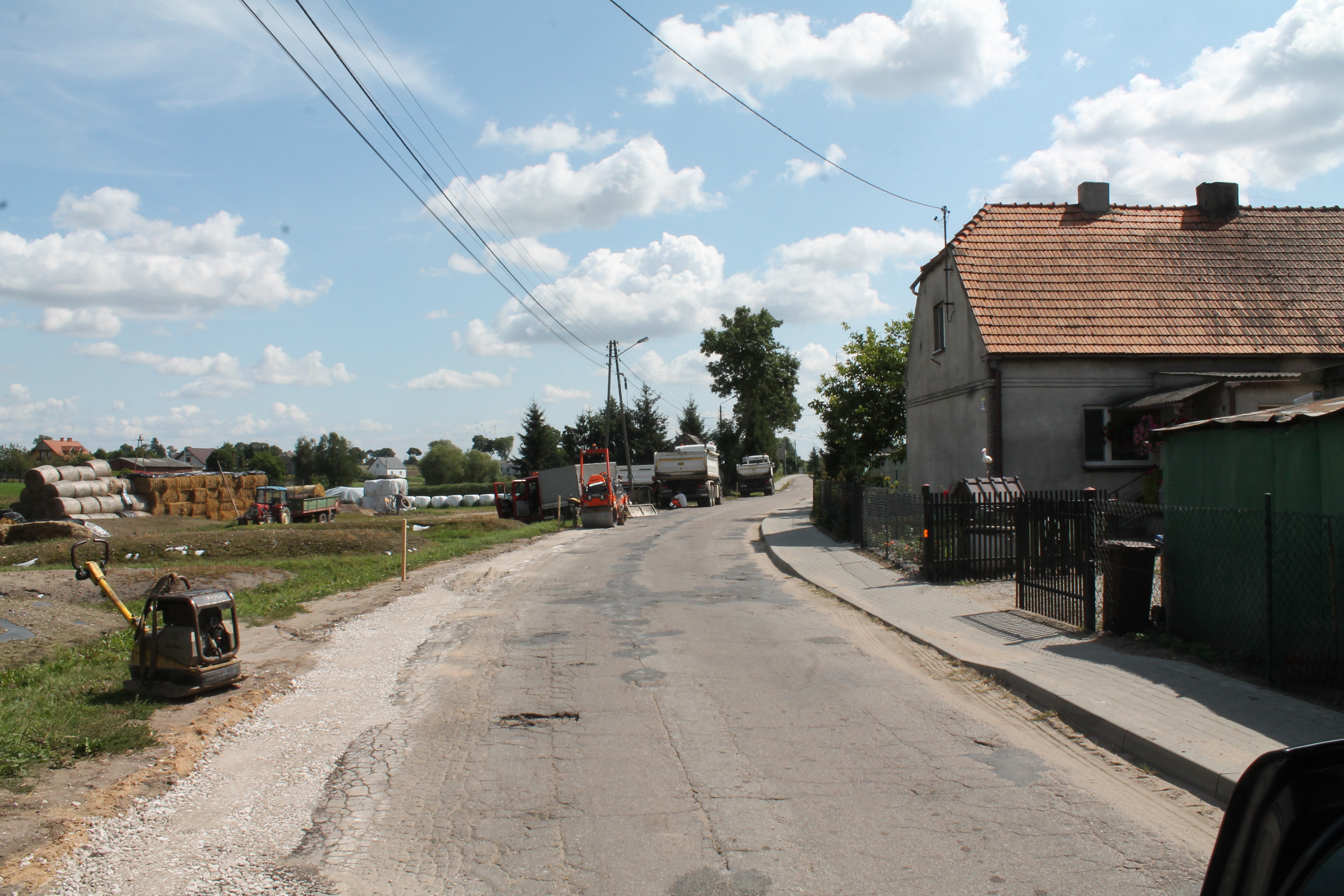 Ruszył remont drogi powiatowej nr 2116C Wrocki – Pusta Dąbrówka – Radziki Duże !
