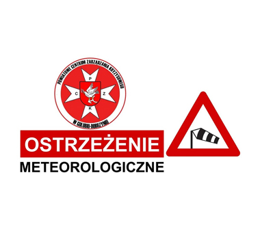 Ostrzeżenie meteo o silnym wietrze - 3 stopień