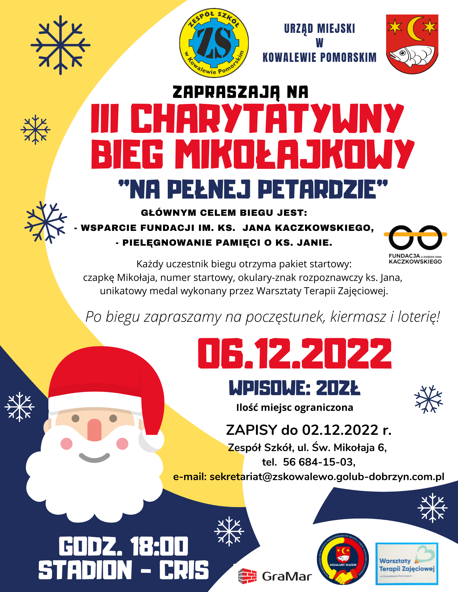 III Charytatywny Bieg Mikołajkowy