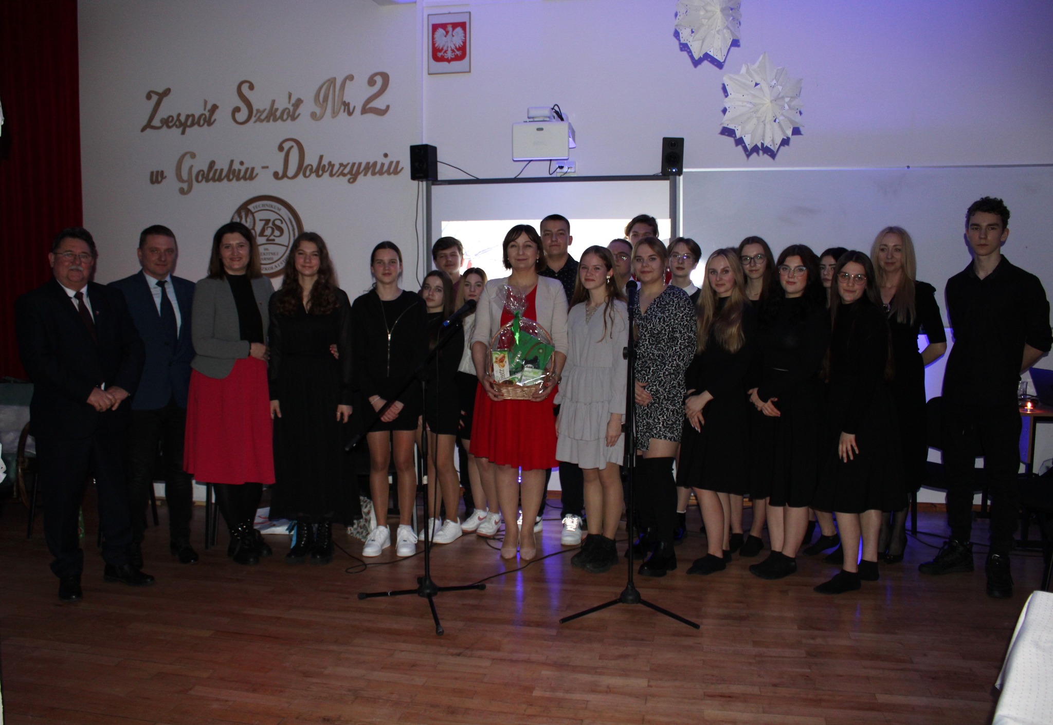 Świąteczny wieczorek poetycki w Zespole Szkół nr 2 w Golubiu-Dobrzyniu
