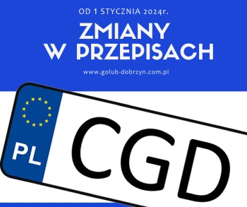 Uwaga, zmiany przepisów od 1 stycznia 2024 dotyczące rejestracji pojazdów oraz zawiadamiania o zbyciu/nabyciu.